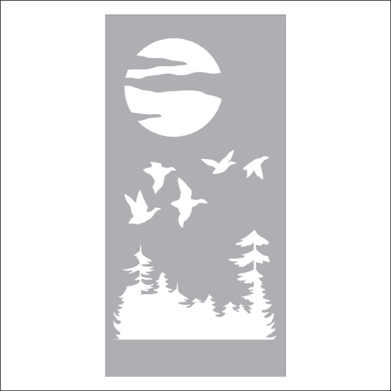 Load image into Gallery viewer, M109 Flock of Ducks - Metal Pole Banner