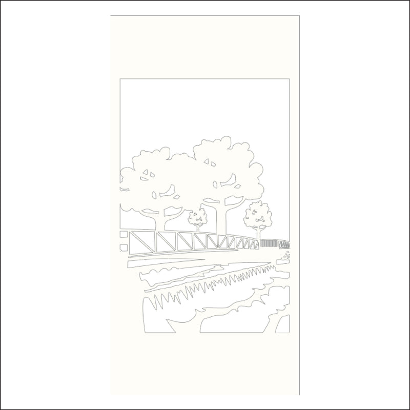 Load image into Gallery viewer, M103 River Bridge - Metal Pole Banner