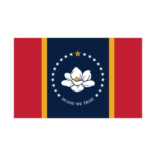 Load image into Gallery viewer, 5' x 8' Polyester State Flags - Header & Grommets