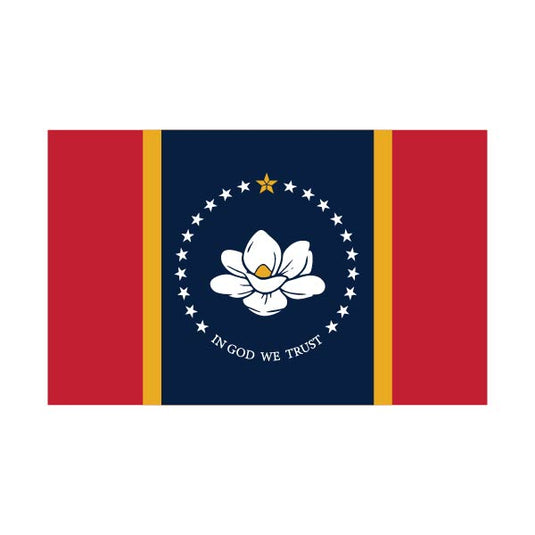 5' x 8' Nylon State Flags - Header & Grommets