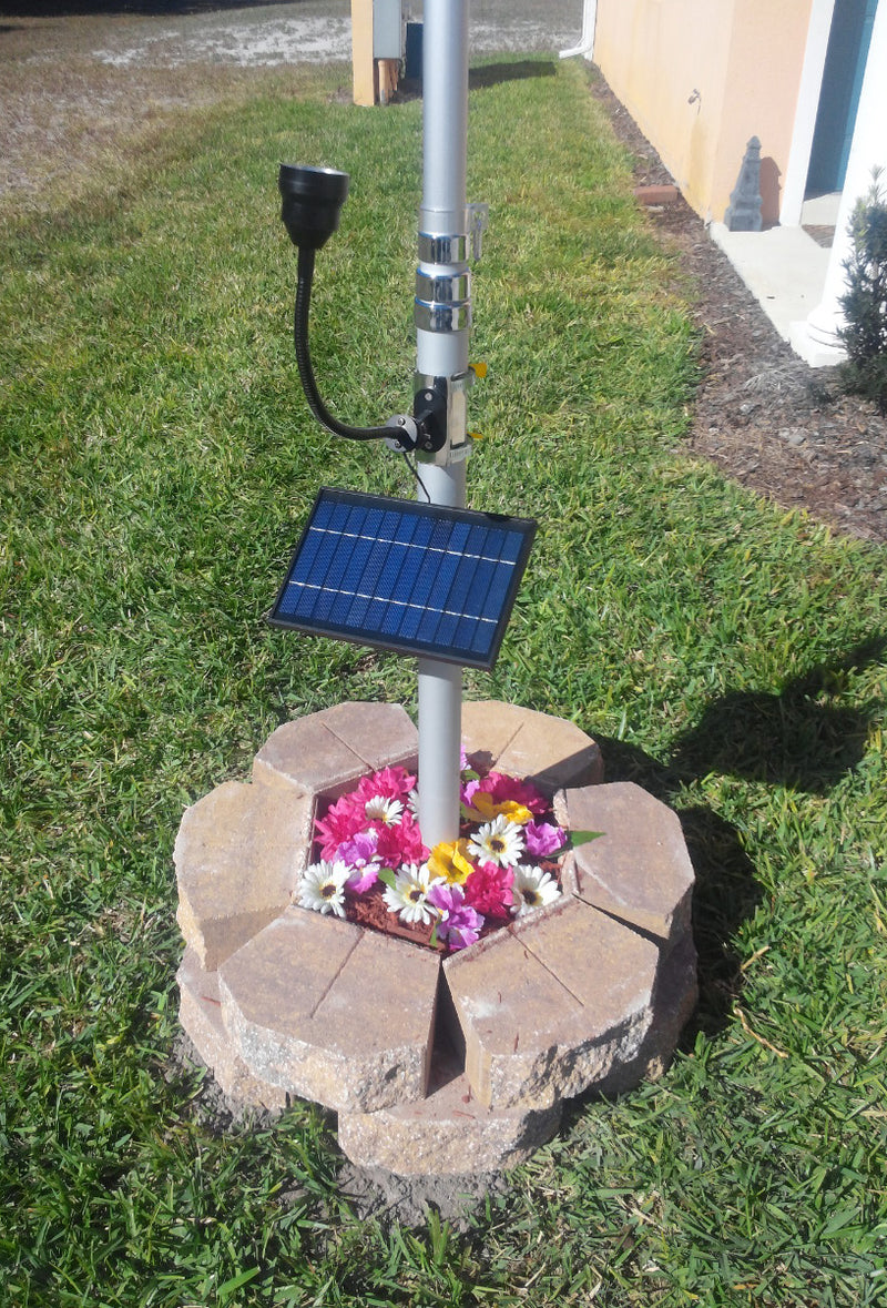 Load image into Gallery viewer, Commercial Solar Flagpole Light Ultra Series - CREE FLEX