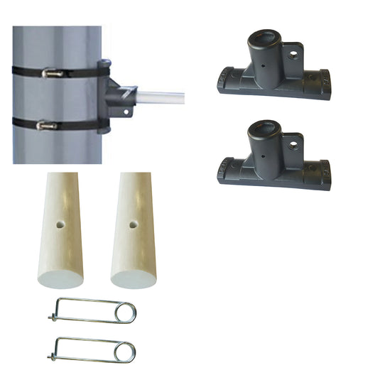 Windscale 8 Pole Banner Bracket System
