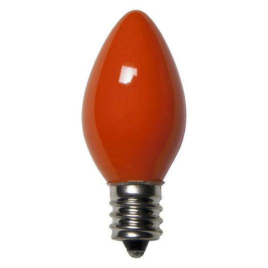 Ceramic gold C7 Incandescent Christmas Light Bulbs