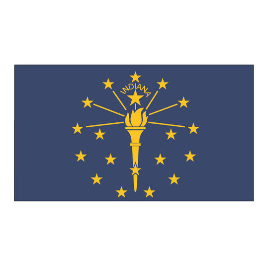 5' x 8' Nylon State Flags - Header & Grommets