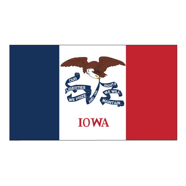 Load image into Gallery viewer, 2' x 3' Nylon State Flags - Header & Grommets