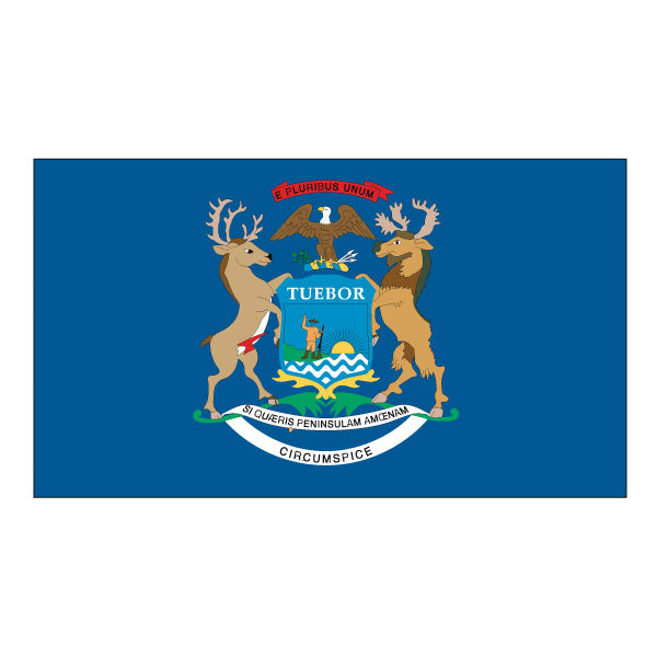 Load image into Gallery viewer, 5' x 8' Polyester State Flags - Header & Grommets