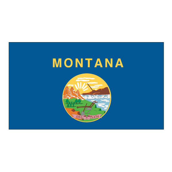 Load image into Gallery viewer, 3' x 5' Polyester State Flags - Header & Grommets