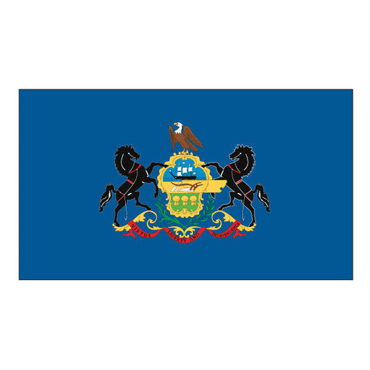 5' x 8' Nylon State Flags - Header & Grommets