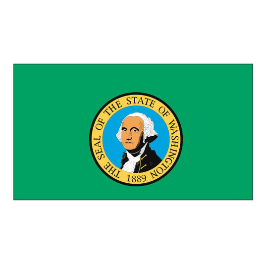 2' x 3' Nylon State Flags - Header & Grommets