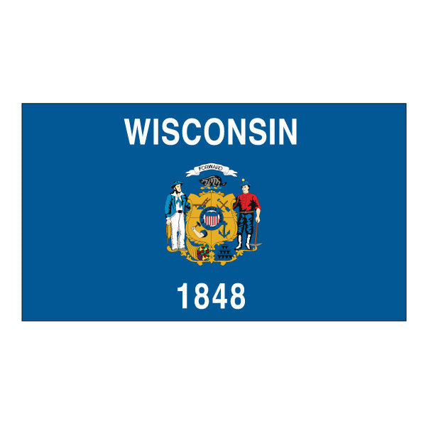 Load image into Gallery viewer, 3' x 5' Nylon State Flags - Header & Grommets