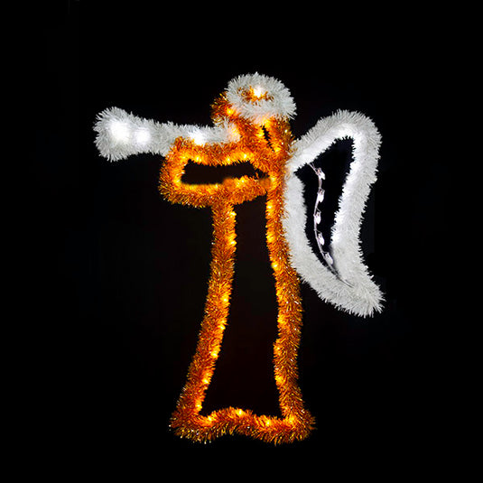 6 ft. Angel Garland Pole Mounted Decoration