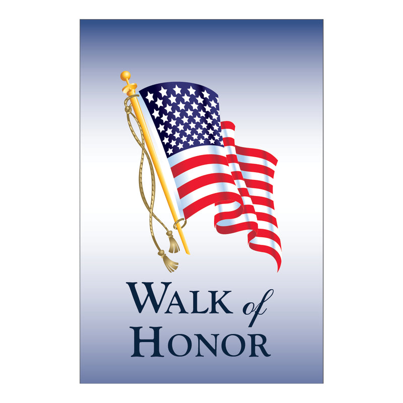 Load image into Gallery viewer, D191 Walk of Honor - Garden Flag
