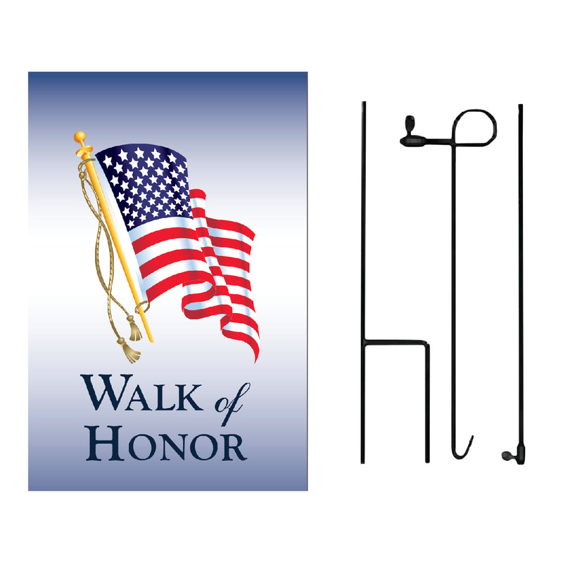 Load image into Gallery viewer, D191 Walk of Honor - Garden Flag