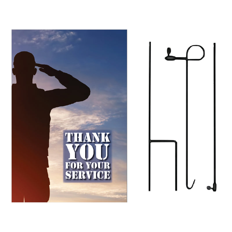 Load image into Gallery viewer, D368 Thank You - Garden Flag