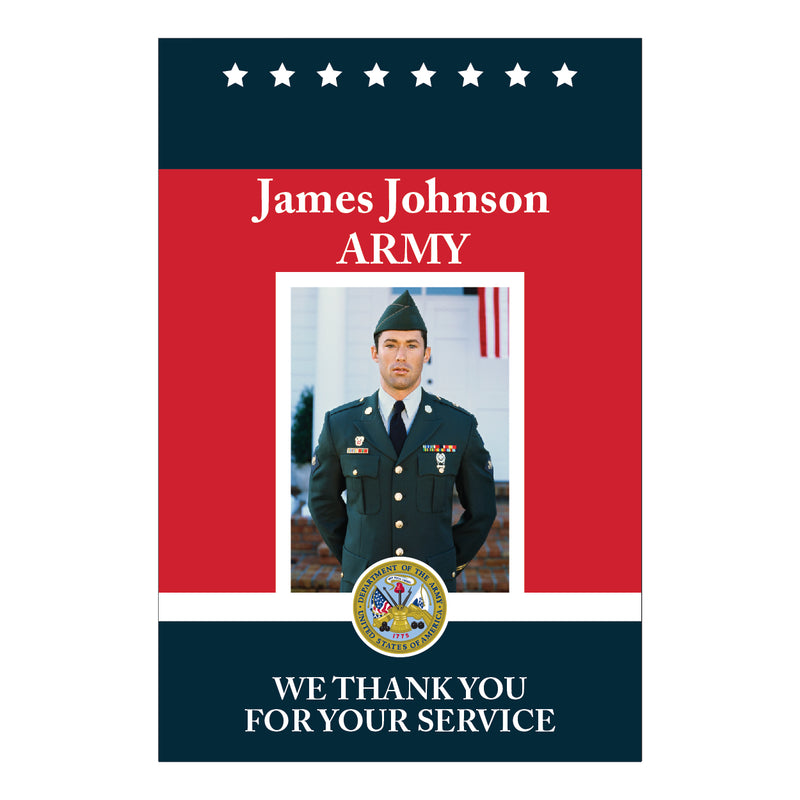 Load image into Gallery viewer, D445 Thank You Hometown Hero - Garden Flag