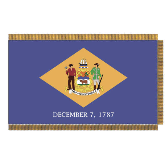 4' x 6' Pole Hem and Fringe Nylon State Flags