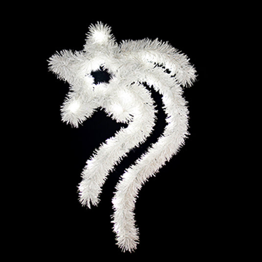 4 ft. Designer Star Garland Christmas Pole Mounted Decoration