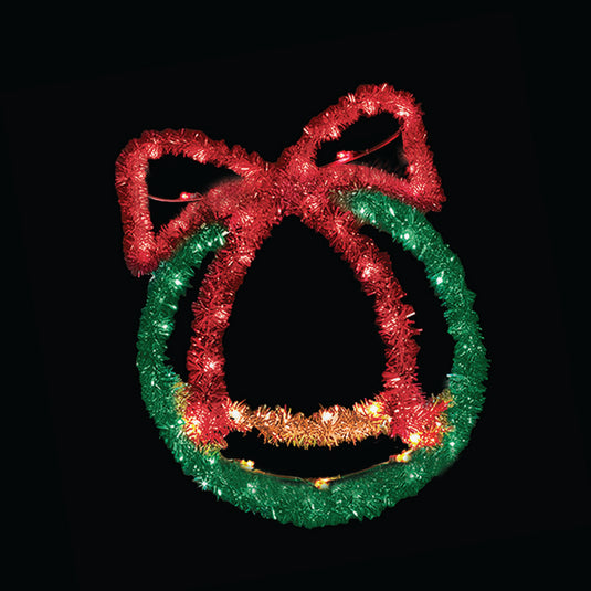 4 ft. Ornament Ball Garland Pole Mounted Decoration