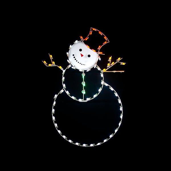 Load image into Gallery viewer, 6' Snowman Ground Mount Christmas Decoration