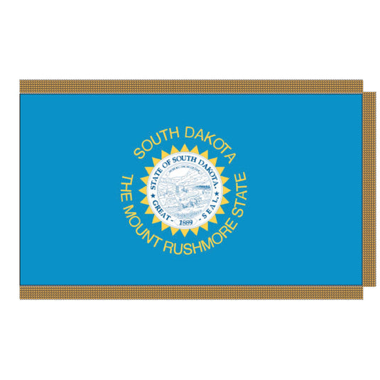 4' x 6' Pole Hem and Fringe Nylon State Flags