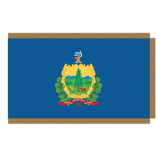 4' x 6' Pole Hem and Fringe Nylon State Flags