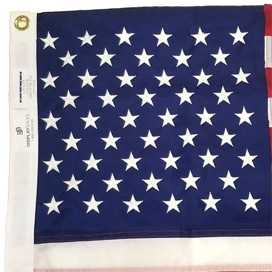 15' x 25' U.S. Flag - Nylon - Header & Grommet