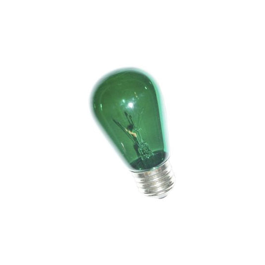 Green S14 Transparent Incandescent Sign Light Bulb