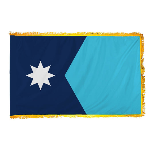 3' x 5' Minnesota State Flag - Nylon - Pole Hem & Fringe
