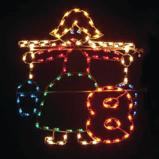 5 ft. 12 Days of Christmas - Full Set - Silhouette Christmas Pole Mounted Decoration