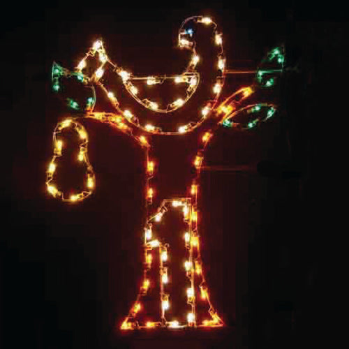 5 ft. 12 Days of Christmas - Full Set - Silhouette Christmas Pole Mounted Decoration
