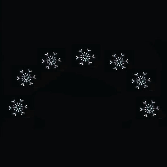 Lit Christmas Arches