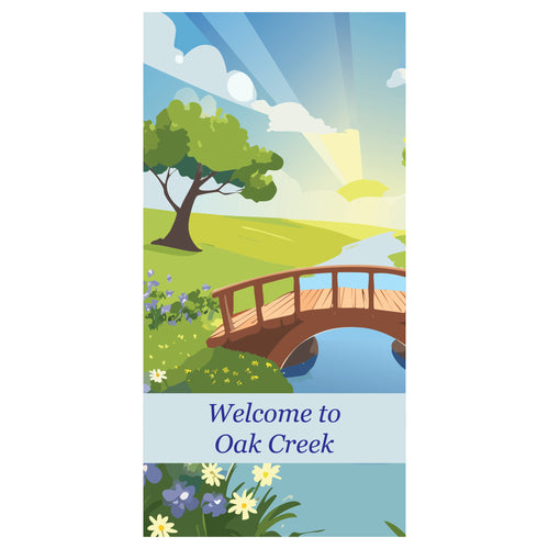 D755 Creekside - Pole Banner