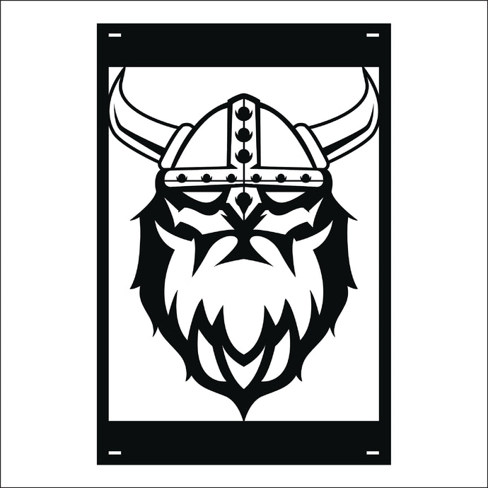 M132 Mascot Vikings - Metal Pole Banner