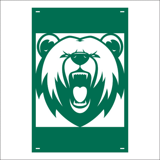 M137 Mascot Bears - Metal Pole Banner