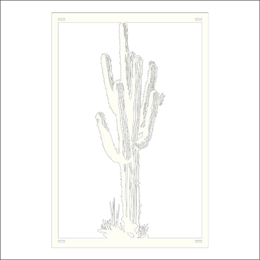 M145 Cactus - Metal Pole Banner