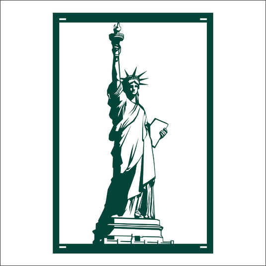 M146 Lady Liberty - Metal Pole Banner