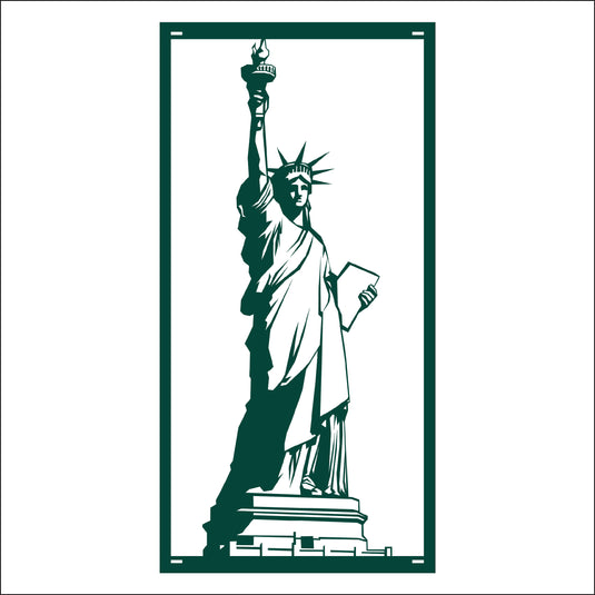 M146 Lady Liberty - Metal Pole Banner