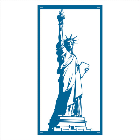 M146 Lady Liberty - Metal Pole Banner