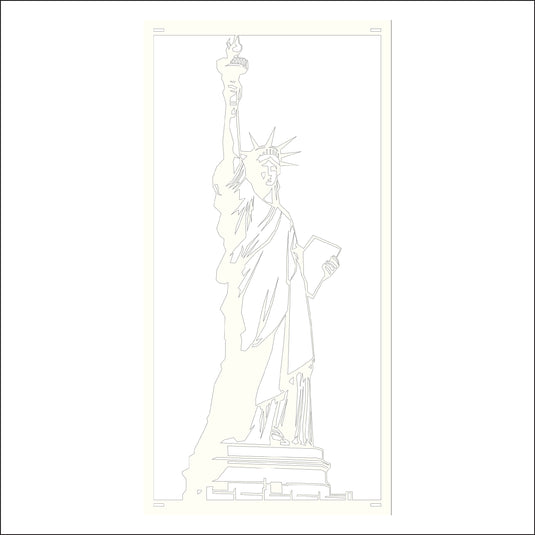 M146 Lady Liberty - Metal Pole Banner