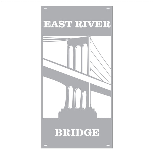 M151 Suspension Bridge - Metal Pole Banner
