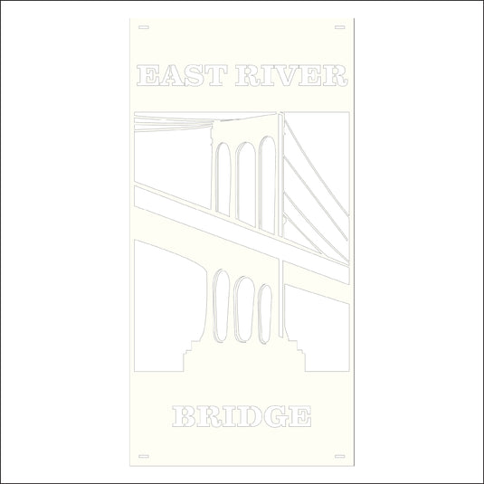 M151 Suspension Bridge - Metal Pole Banner
