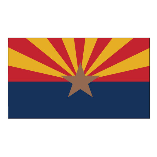 5' x 8' Nylon State Flags - Header & Grommets