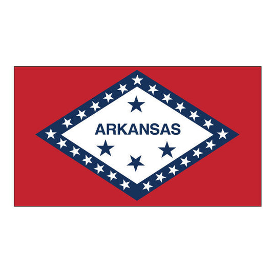 5' x 8' Nylon State Flags - Header & Grommets