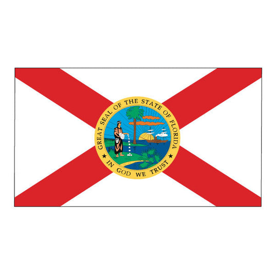 4' x 6' Nylon State Flags - Header & Grommets
