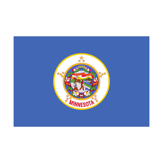 5' x 8' Nylon State Flags - Header & Grommets