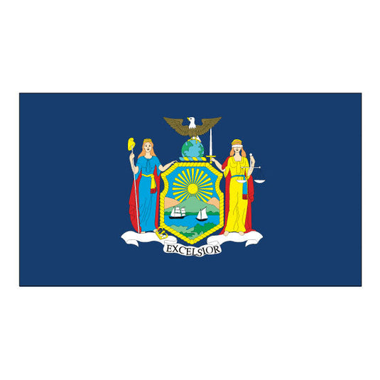3' x 5' Nylon State Flags - Header & Grommets