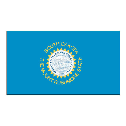 4' x 6' Nylon State Flags - Header & Grommets
