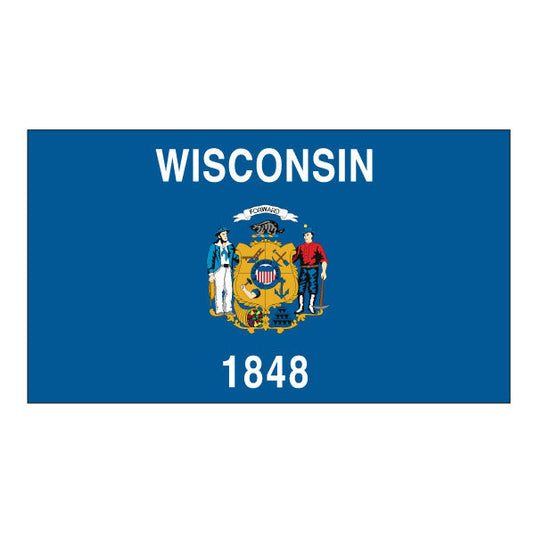 3' x 5' Nylon State Flags - Header & Grommets