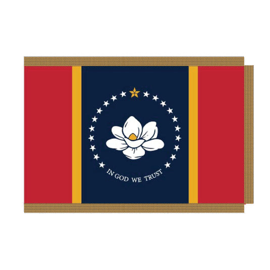 4' x 6' Pole Hem and Fringe Nylon State Flags