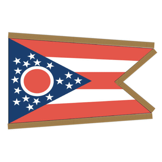 4' x 6' Pole Hem and Fringe Nylon State Flags